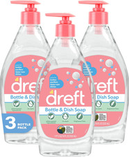 Bottle and Dish Soap  Made to Clean Baby Bottles, Sippy Cups, Pacifiers, Breast