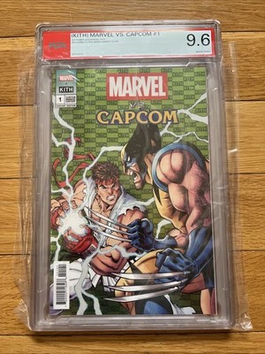 KITH MARVEL VS. CAPCOM (KITH) #1 GREEN VARIANT WOLVERINE VS. RYU PSA 9.6