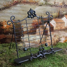 Worn Antique Cookbook Stand Book Holder Easel