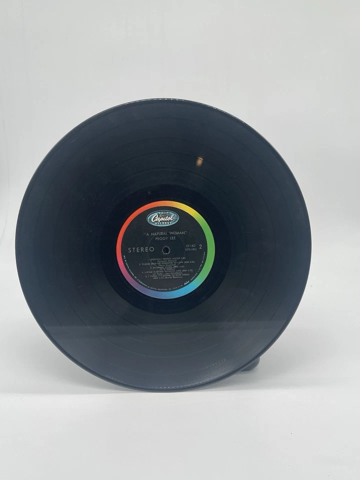 PEGGY LEE A NATURAL WOMAN LP VG VINYL RECORD SHRINK CAPITOL ST183 FREE SHIPPING - Image 4 of 4