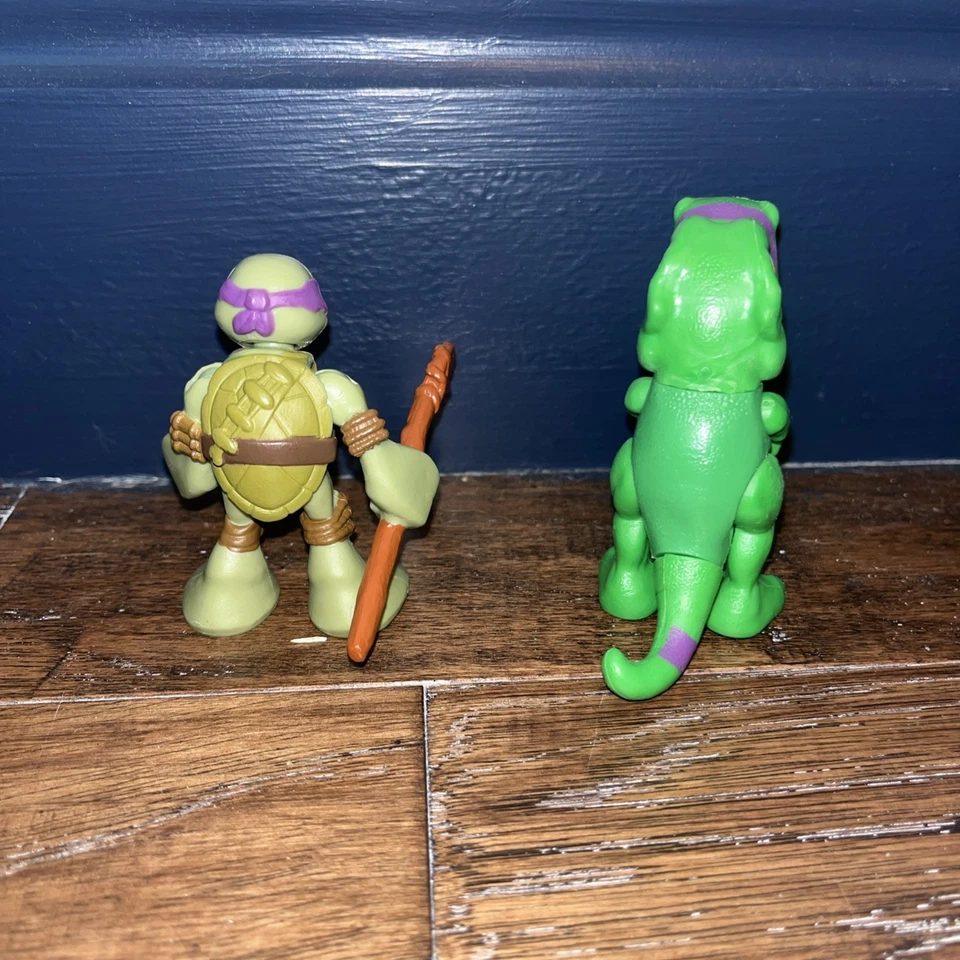 HALF SHELL HEROES Donnie & T-Rex TMNT Teenage Mutant Ninja Turtles Foto 2 de 4
