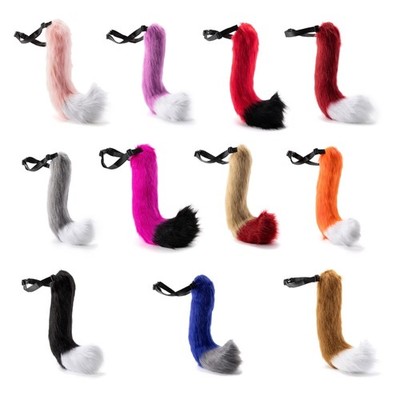Soft And Furry Cosplay Foxes Tail Belt Great For Halloween Anime Conventions