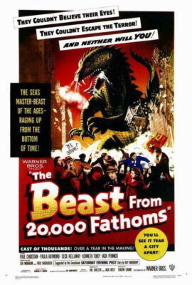 72093 The Beast from 20,000 Fathoms Movie Wall 16x12 POSTER Print