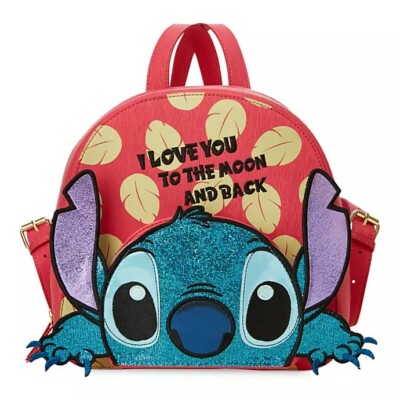 Disney Danielle Nicole Lilo Stitch Love You to the Moon and Back Backpack  Bag