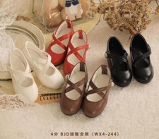 New PU shoes For 1/6 1/4 BJD Doll SD Doll WX4-244 WX6-243