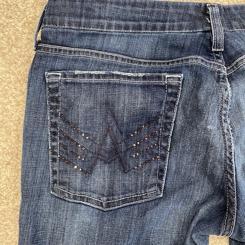 Jeans 7 For All Mankind tasca "A" U130CJ380S viola tasche con strass taglia 31 - Foto 12 di 13