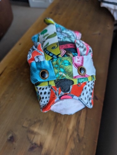 Handmade Plush French Bulldog Made With Emma J Shipley Fabric - Picture 2 of 7