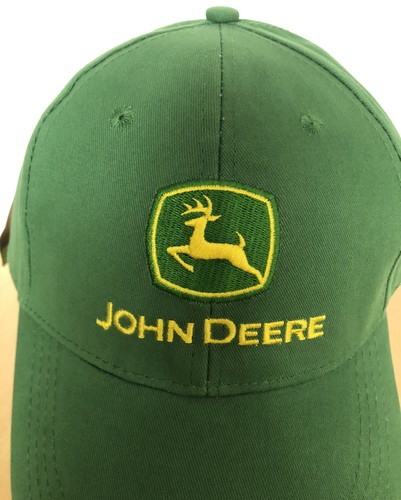 John Deere Cap Nothing Runs Like A Deere Green Strap Back Hat New with Tag - Picture 2 of 9