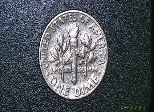 1980-D Roosevelt Dime DDO Error coin - Picture 4 of 4