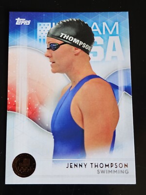 JENNY THOMPSON 2016 Topps US Olympic Bronze #63 Swimming