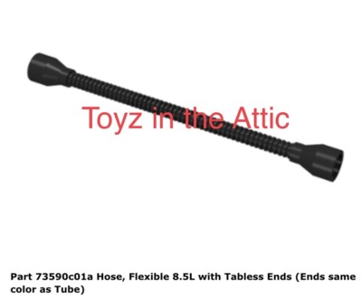 Lego 1x 73590c01a 1x Black Hose, Flexible 8.5L with Tabless Ends 6931 FX-Star