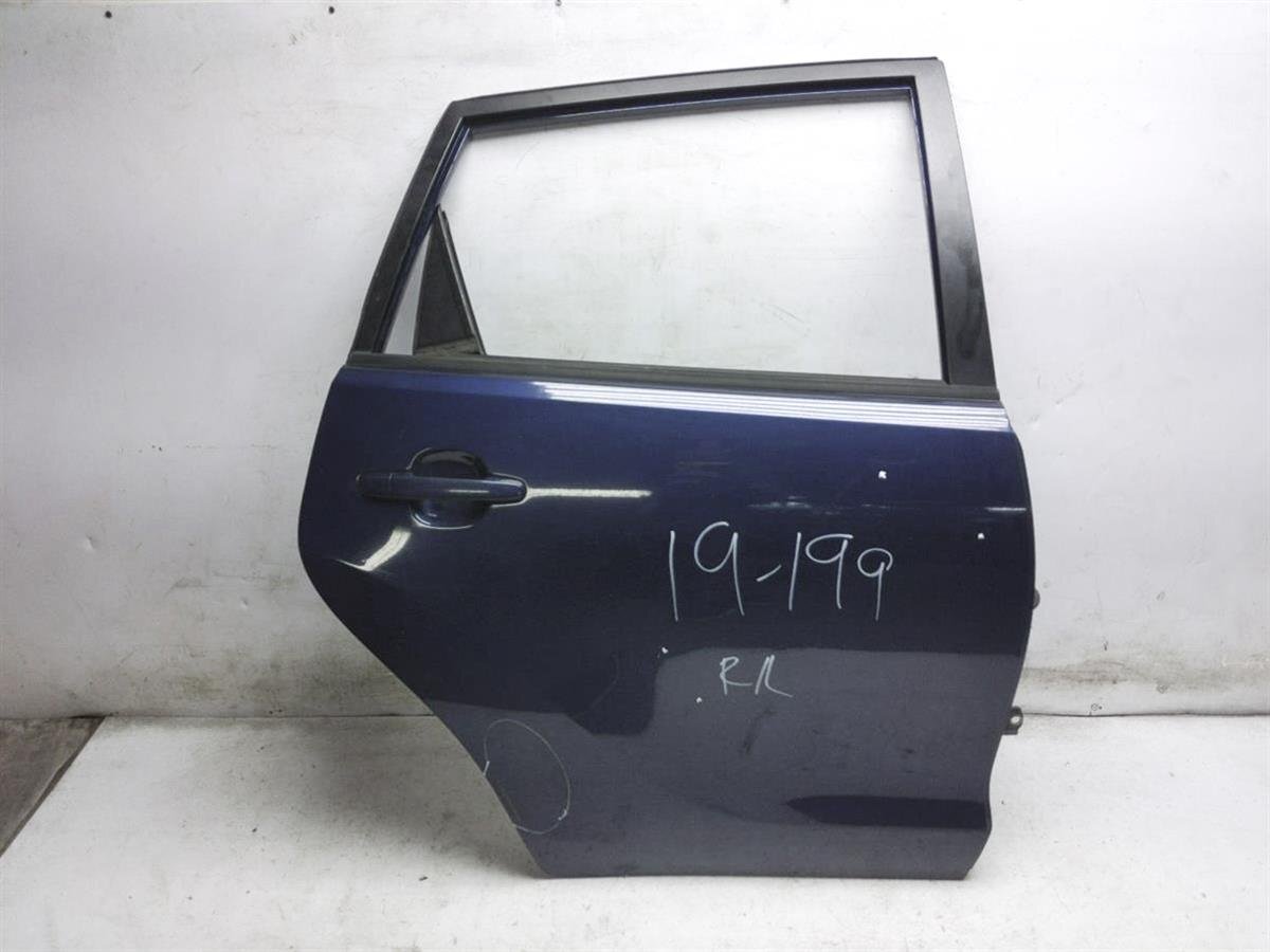 03-08 Toyota Matrix Rear Passenger Right Door Shell - Indigo Ink