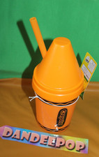 Crayola Kohl's Collaboration Super Sipper 13oz Orange Tumbler Cup With Straw