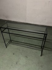 Table Bar Console en Verre et
