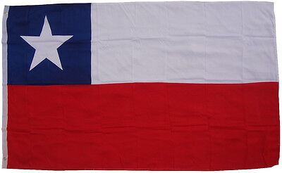 CHILE Fahne Fahnen Flagge WM 2,50x1,50m NEUWARE XXL