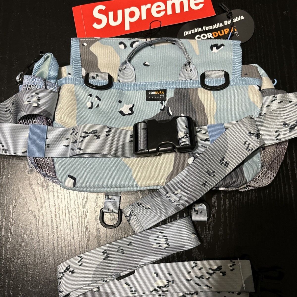 Supreme Waist Bag (SS20) Blue Chocolate Chip Camo | eBay Supreme Waist Bag (SS20) Blue Chocolate Chip Camo | eBay
