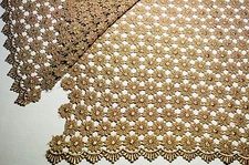 Unotrim 37" Daisy Venice Lace Fabric All Over Both Side Scalloped Edge 9 colors