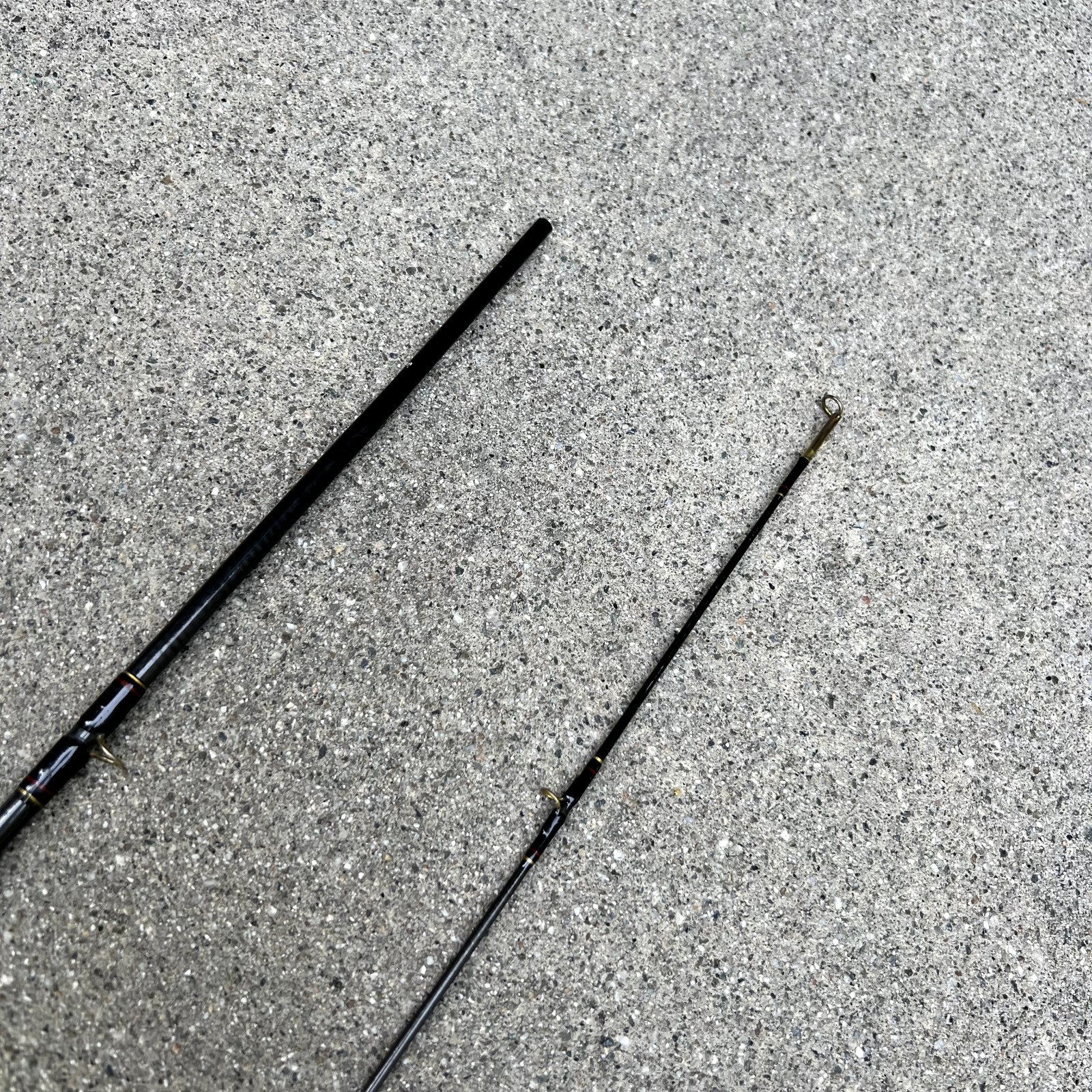 Vintage Eagle Claw Graphite Fly Rod Model ECGF 2862 8'6" Length 2-PC #6-#7 Line
