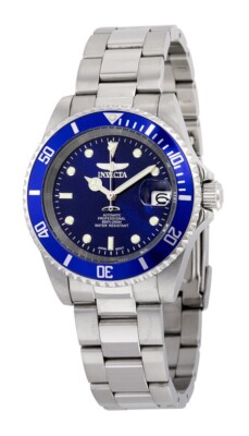 INVICTA Pro Diver Blue Dial Stainless Steel automatic Men display picture 2