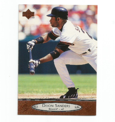 DEION SANDERS (San Francisco Giants) 1996 UPPER DECK BASEBALL CARD