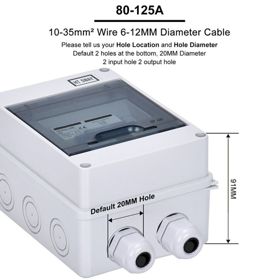 PV Disconnector with Waterproof Box for Safe and Reliable Solar Energy Systems eBay