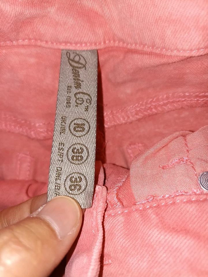 Primark Damen Jeans Hose 38 Rosa Denim & Co Skinny High Waist Top Zustand  - Bild 4 von 4