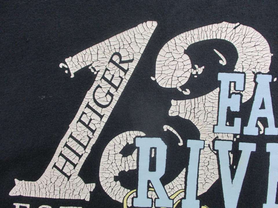 Tommy Hilfiger Shirt Extra Large Youth Navy Blue East River Casual Cotton Boys - Image 3 of 4