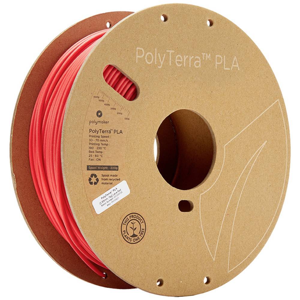 Polymaker 70827 PolyTerra PLA Filamento per stampante 3D Plastica PLA 2.85 mm