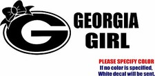 Vinyl Decal Sticker - Georgia Girl Car Car Truck Bumper Window Wall JDM Fun 7"