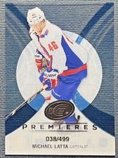 Michael Latta SER /499 RC 2013-14 Upper Deck Ice #75 Rookie Washington Capitals