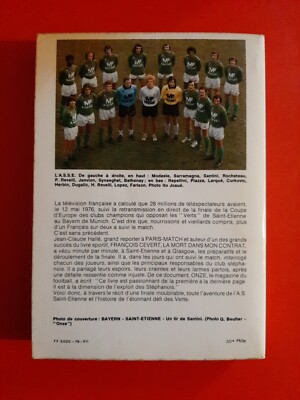 Livre Glasgow 76 Le Défi Des Verts - Jean-Claude Halle, Flammarion, AS Saint-Étienne 1976