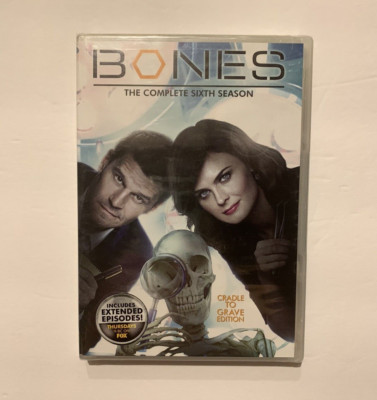 Bones DVD The Complete Sixth Season 6 - Includes Extended Episodes