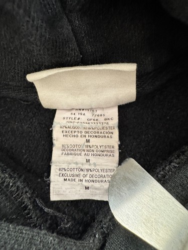 Champion Reverse Weave Hoodie Medium - Black with Blue Logo - Heavyweight - Picture 3 of 5