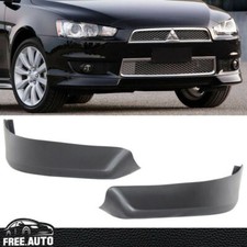 Fit For 2008-2015 Mitsubishi Lancer Oe Style Pp Front Bumper Lip Spoiler 2 Pc Fit For 2008-2015 Mitsubishi Lancer Oe Style Pp Front Bumper Lip Spoiler 2 Pc