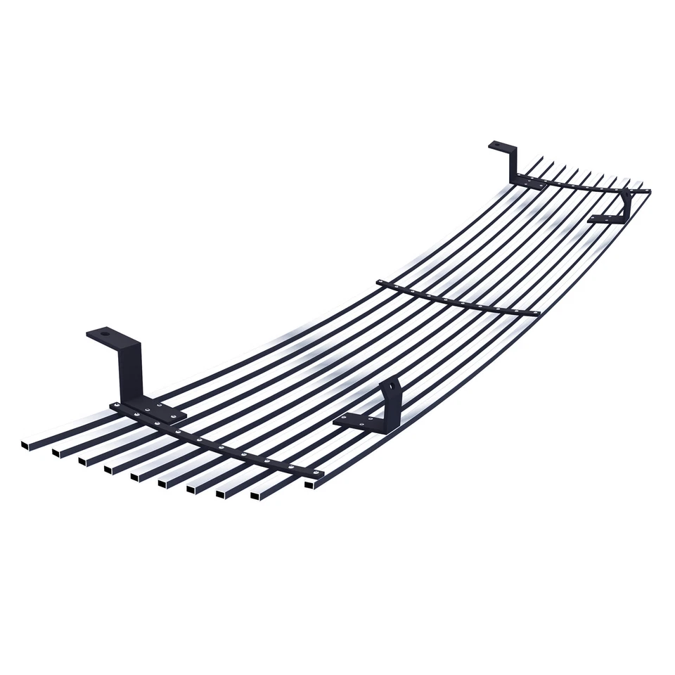 Fits 1993-1997 Ford Ranger 2WD Upper Stainless Steel Billet Grille Grill Insert - Image 3 of 4