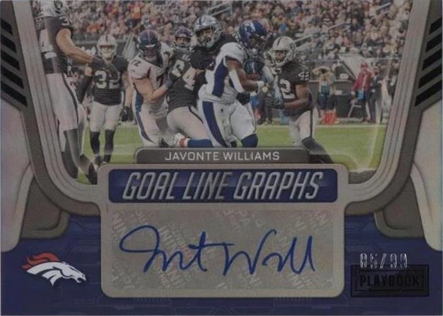 2022 Panini Playbook Javonte Williams #GLG-JW