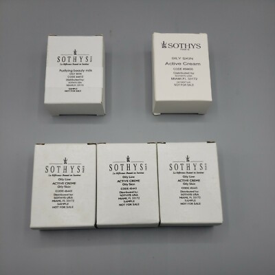 Sothys Samples Oily Line Active Cream (40) Purifying Beauty Milk (10)