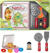 Nickelodeon Teenage Mutant Ninja Turtles 14 Piece Pizza Party Set TMNT Play Food