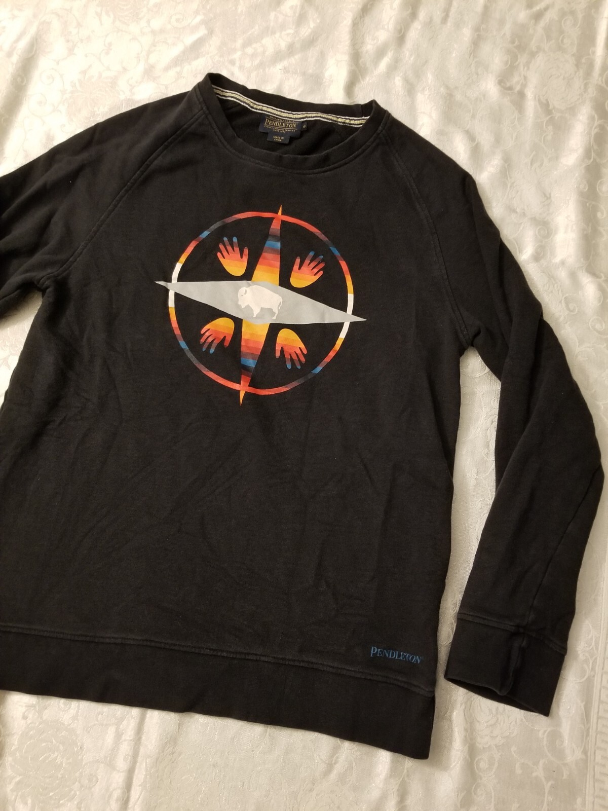 Pendleton Sweater Pullover Jacket Native Mens S T… - image 2