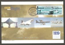 Cubierta 100 Años de Vuelo Mercury SARO 21