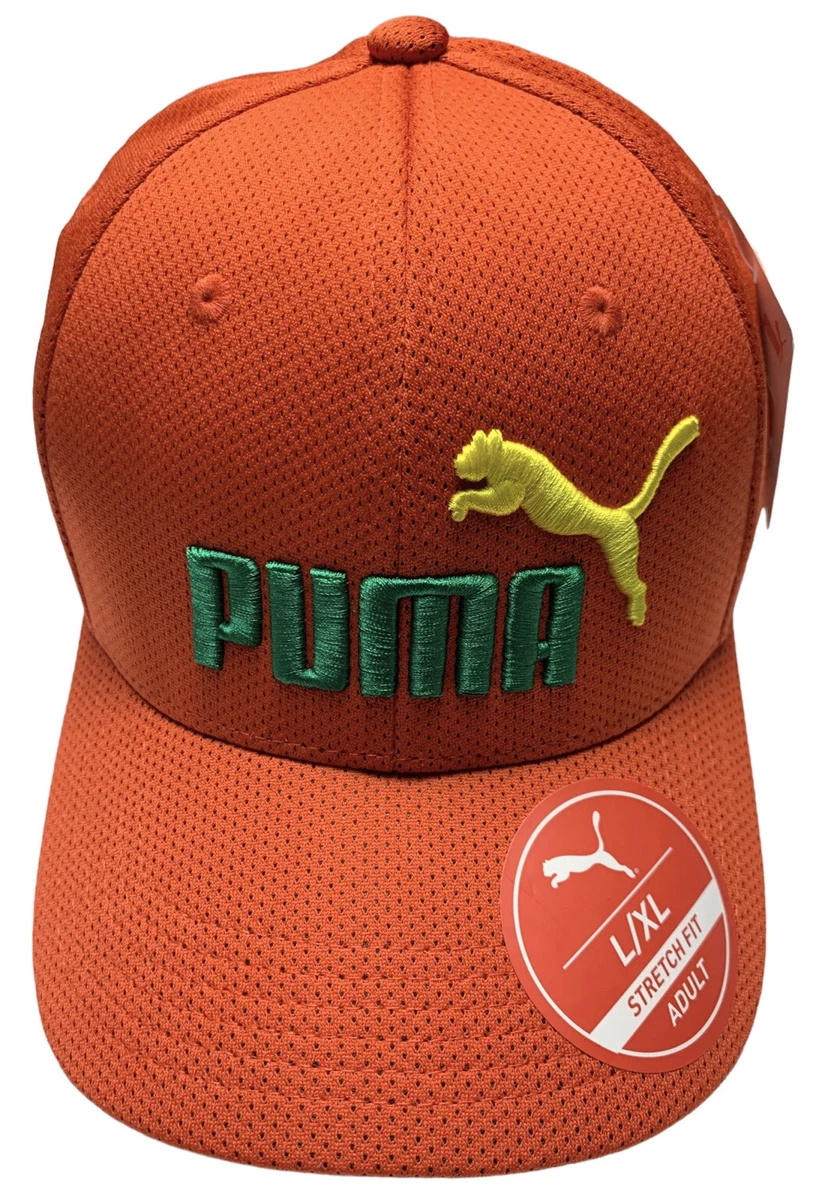 Orange puma cheap golf hat