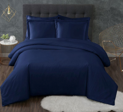 #ad Antimicrobial 3 Piece Navy King Duvet Set $29.85