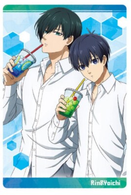 BLUE LOCK Trading Card W#3 No.15 Rin & Yoichi BANDAI Japan