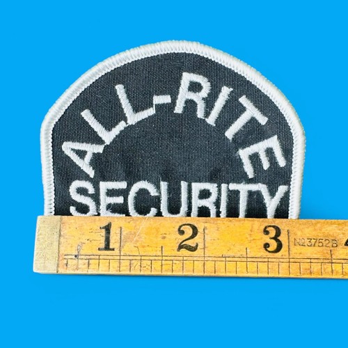 ALL-RITE Security Embroidered Patch - Vintage Design - Picture 3 of 4