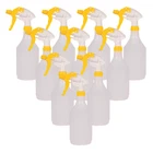 Spray Bottles Yellow Empty Refill  with Trigger Spray Heads 750ml - Pack of 10