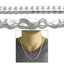 thumbnail 1 - 925 Sterling Silver Men's Cuban Curb Chain Necklace 6mm (150 Gauge)