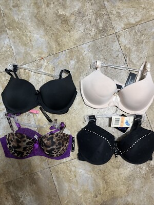set of 4 bras 36D Creative Casuals ,Spree, Essentials by ABS.