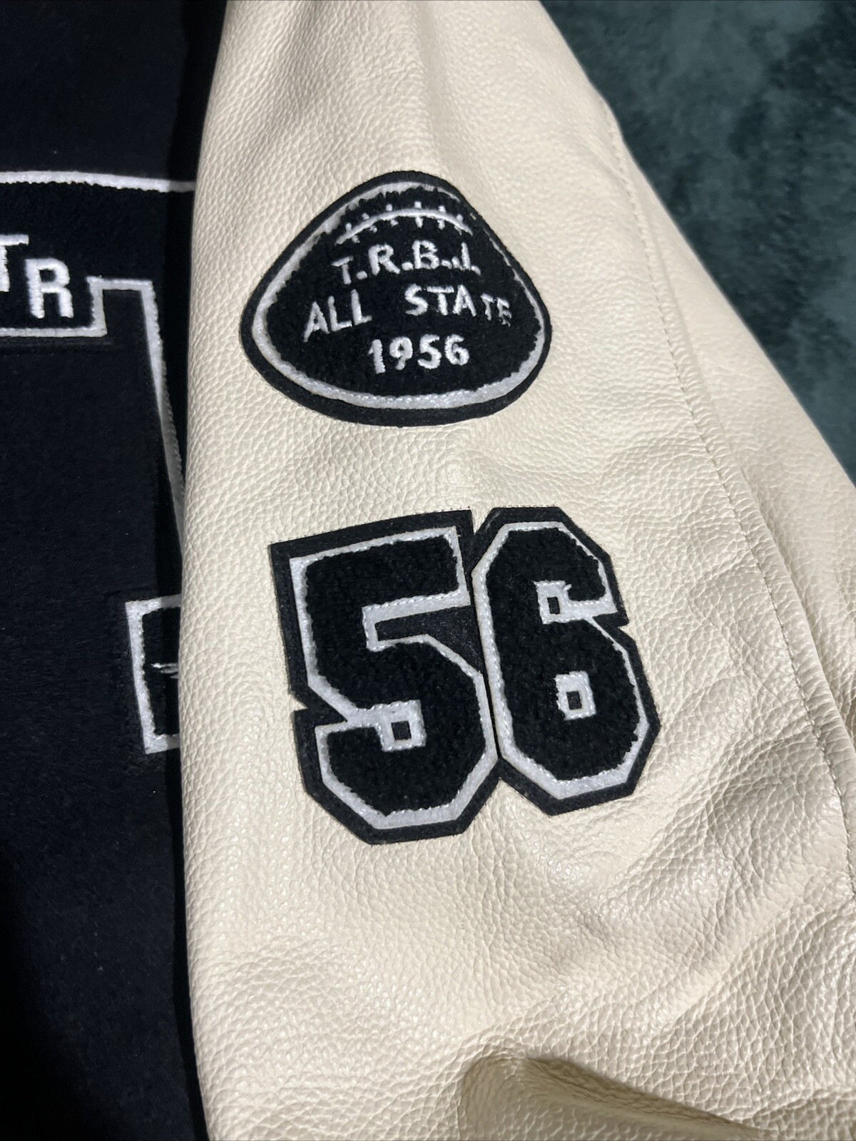 True Religion Varsity Jacket Richie Letterman bomber jacket men's XXL image 9