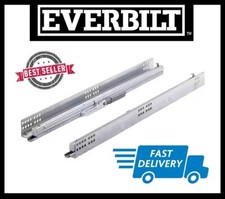 Everbilt 15 in. Full Extension Undermount Soft Close Cabinet Drawer Slides