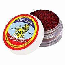 Lion Saffron, 1g, Premium Kashmiri Mongra Saffron/ Kesar A  Highest G